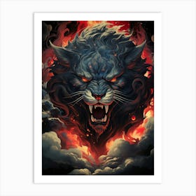 Wolf Devil 2 Art Print