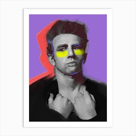 James Dean Art Print