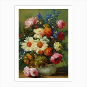 Daisies Painting 2 Flower Art Print