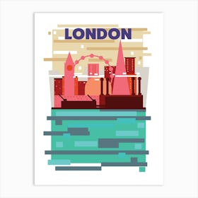 London Skyline Art Print