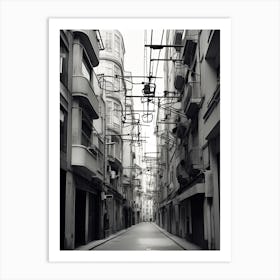 Valencia, Spain, Photography In Black And White 3 Art Print