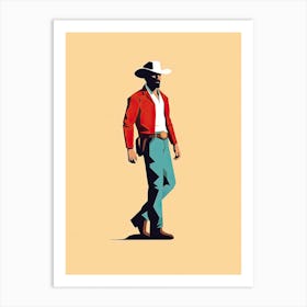 Howdy Cowboy 3 Art Print