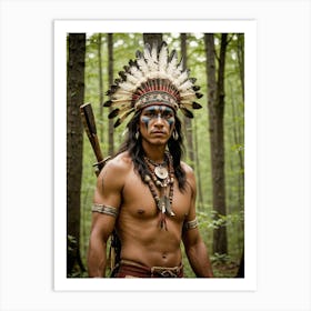 Indian Warrior 3 Art Print