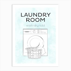 Laundry Room Sign Art Print