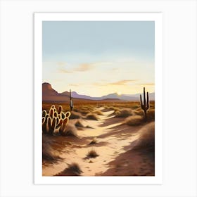 Cactus Desert 2 Art Print