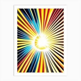 Gamma Ray Burst 2 Vintage Sketch Space Art Print