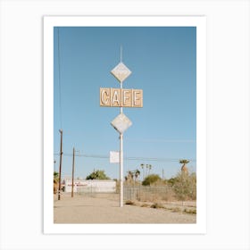 Salton Sea Cafe Art Print