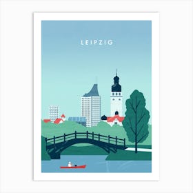 Leipzig Art Print