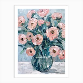 A World Of Flowers Ranunculus 3 Painting Art Print