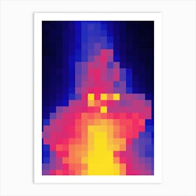 Pixel Art Art Print