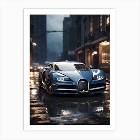 Bugatti Chiron 2 Art Print