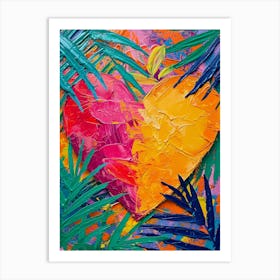 Heart Brushstrokes 4 Art Print