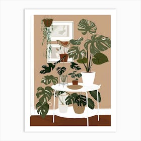 Houseplants 4 Art Print