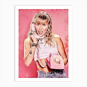 Miley Cyrus 13 Art Print