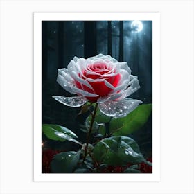 Rose In The Forest Art Print