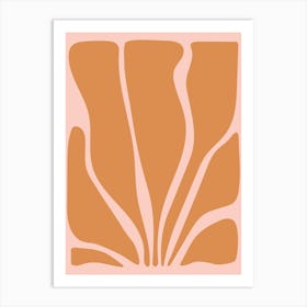 Ochre Seaweed Art Print