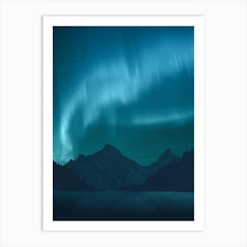 Ice Aurora Borealis Northern Lights Art Print
