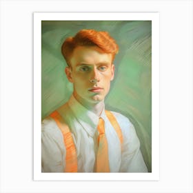 Portrait Of A Young Man Art Print