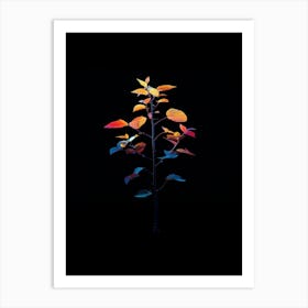 Tree In The Dark 10 Art Print