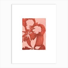 Blossom Blush Copper Art Print