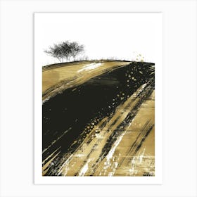 Black And Gold 20 Art Print