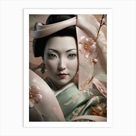 Geisha 9 Art Print