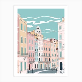 Trieste, Italy Illustration Art Print