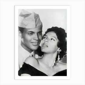 Harry Belafonte And Dorothy Dandridge Art Print