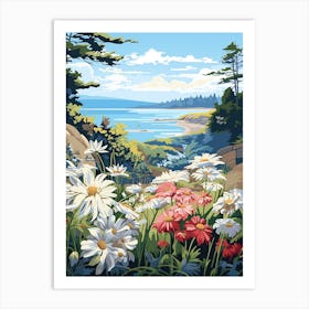 Coastal Maine Botanical Gardens Usa Illustration 3  Art Print