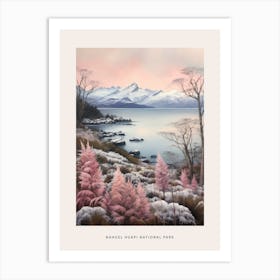 Dreamy Winter National Park Poster  Nahuel Huapi National Park Argentina 2 Art Print