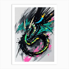 Dragon Painting 11 Art Print