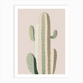 Opuntia Fragilis Simplicity 1 Art Print