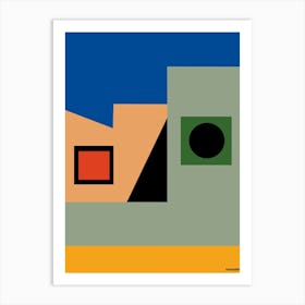 Color arquitecture Art Print