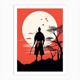 Samurai Elegance Unbound Art Print