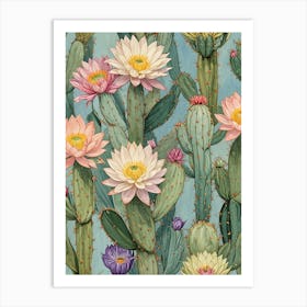 Cactus Dreams Art Print