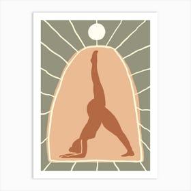 Yoga Pose 6 Art Print