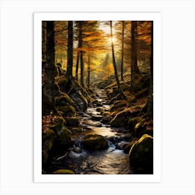 Autumn In The Forest 3 Art Print