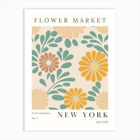 Flower Market 1 Art Print