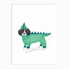 Dragon Dog Art Print