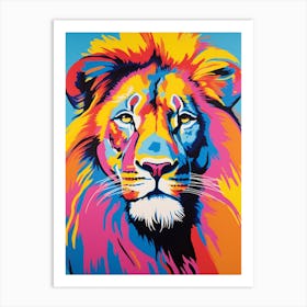 Lion Pop Art 2 Art Print