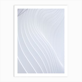 Abstract Wavy Lines Art Print