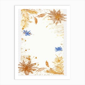 Floral Frame Art Print