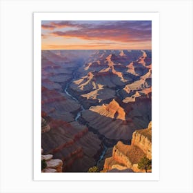 Grand Canyon Sunset Art Print