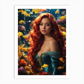 Ariel - The little mermaid, disney movies Art Print