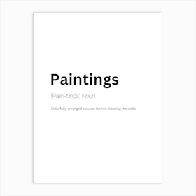 Paintings Definition Meaning Art Print