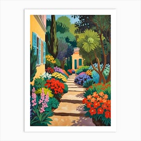 Garden Path 3 Art Print