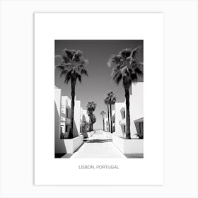 Poster Of Marbella, Spain, Photography In Black And White 2 Art Print