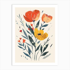 Minimalist Flora Art Print