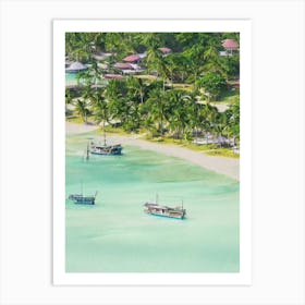Mactan Island Philippines Watercolour Tropical Destination Art Print