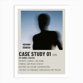 Case Study 01 2019 By Daniel Caesar Poster Art Print